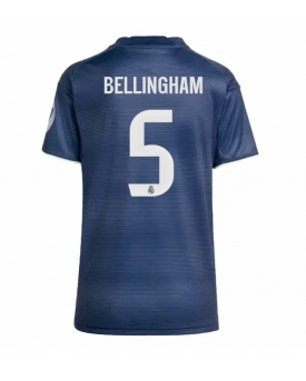 Billige Fotballdrakt Real Madrid Jude Bellingham #5 Replika Bortedrakt Dame 2025-26 Kortermet Billige Fotballdrakt Real Madrid Jude Bellingham #5 Replika Bortedrakt Dame 2025-26 Kortermet